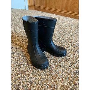 Northerner Black Rubber Boots Size 10 Kids boy gir
